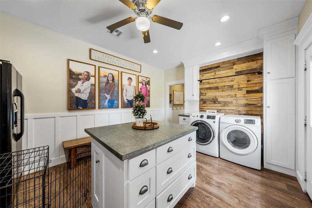 2045 Iron Bridge Road Lorena, TX 76655 - Photo 30 of 40 a view of a kitchen cabinets a sink and a stove
