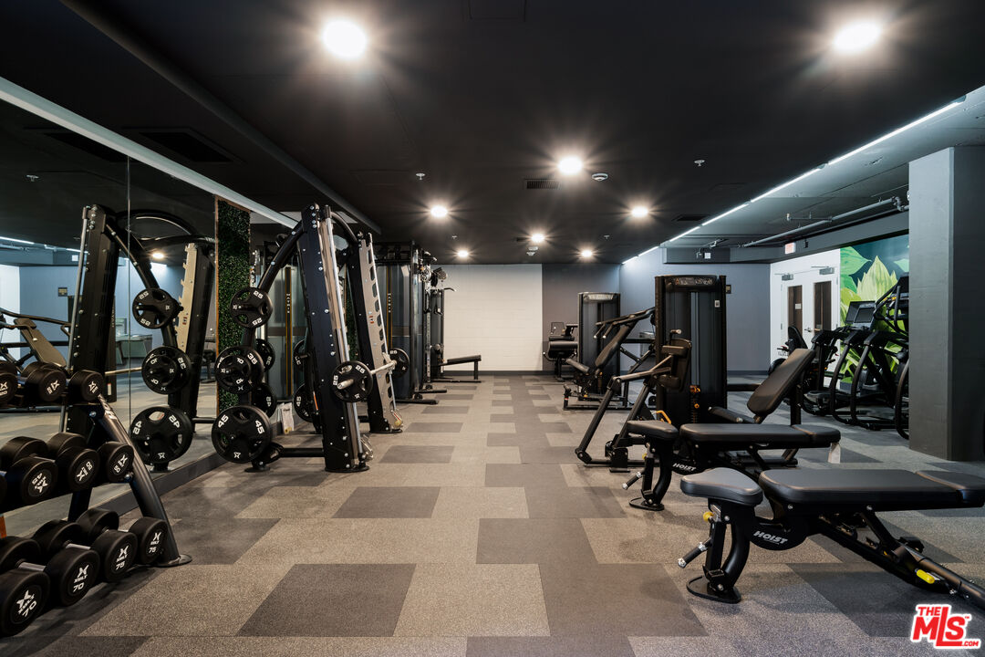 800 Western Avenue, Unit 510 Los Angeles, CA 90005 - Photo 10 of 26 a view of a room with gym equipment
