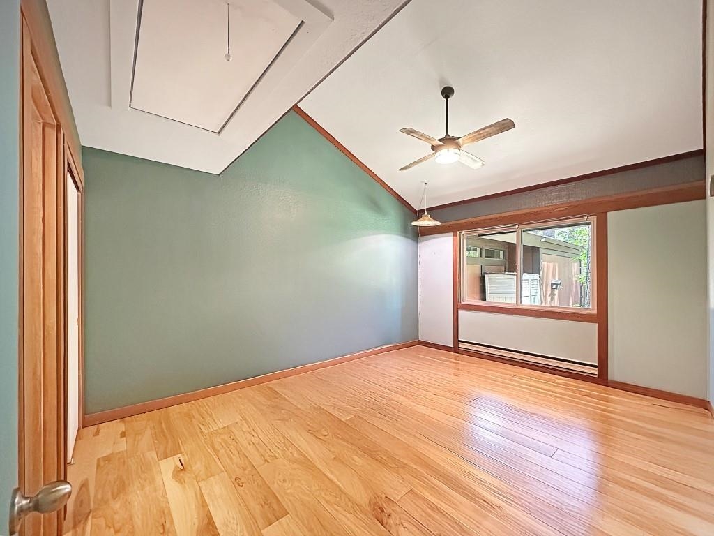 10 Graeagle Meadows Road Graeagle, CA 96103 - Photo 11 of 25 a view of an empty room with a window and wooden floor