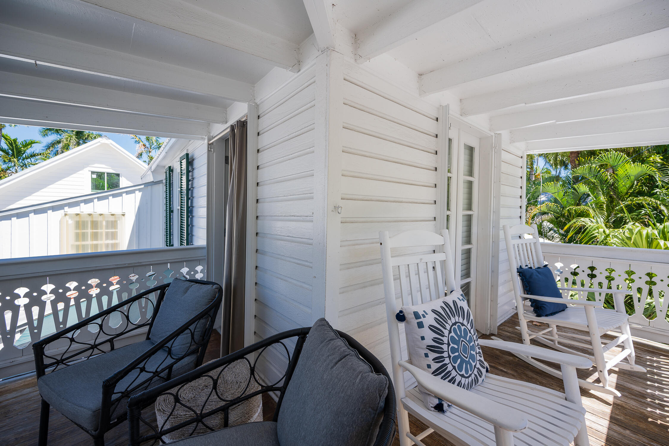 609 1/2 Margaret Street Key West, FL 33040 - Photo 18 of 35 a view of balcony with furniture