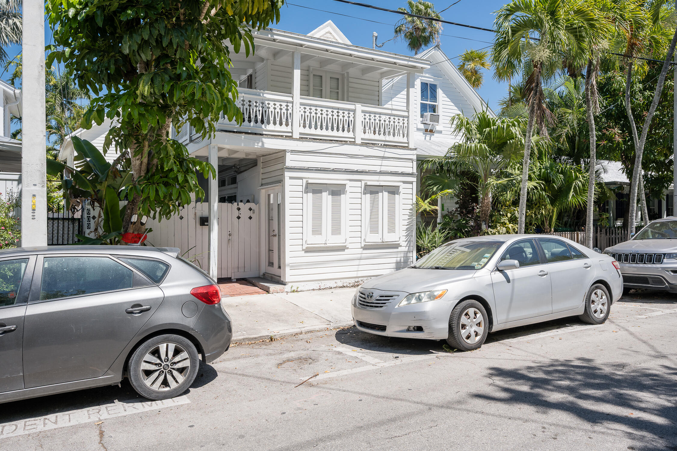 609 1/2 Margaret Street Key West, FL 33040 - Photo 35 of 35 a car parked in front of a house