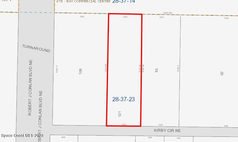 0 Kirby Circle Northeast Palm Bay, FL 32905 - Photo 3 of 5 Plat Aerial 1