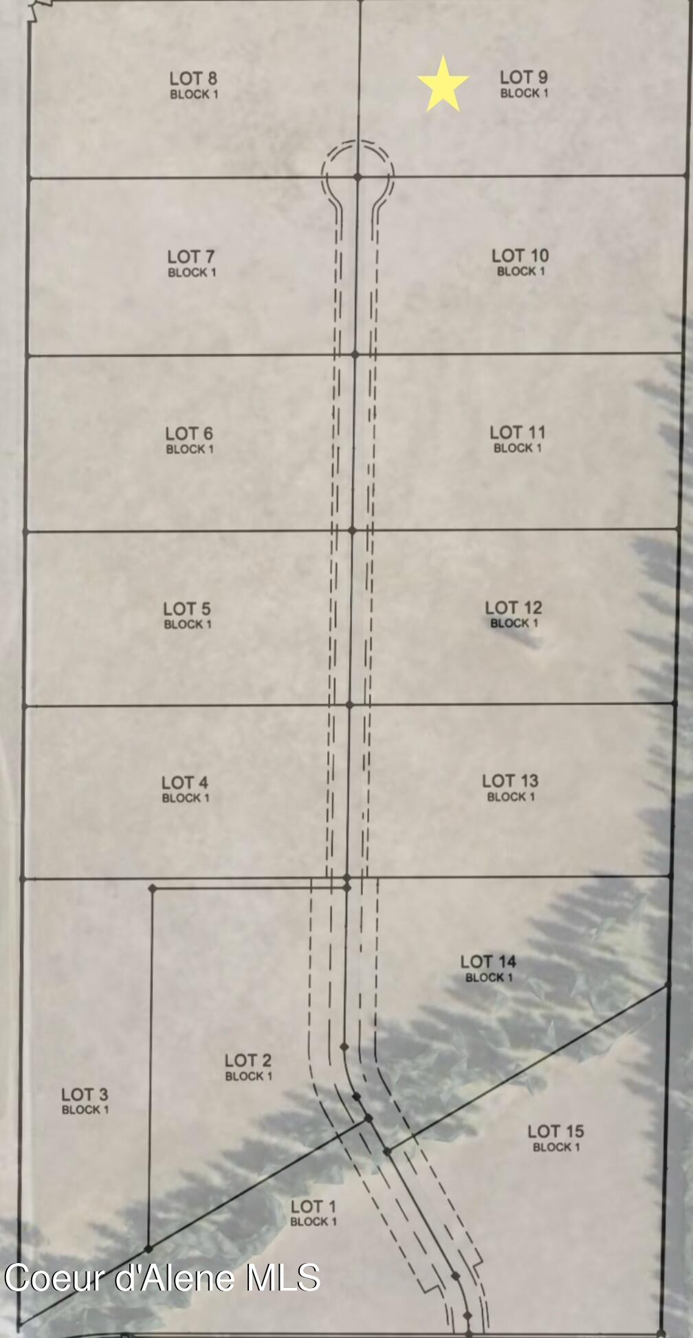 Lot 9 North Stonemason Way Rathdrum, ID 83858 - Photo 6 of 6 Aerial lot configuration