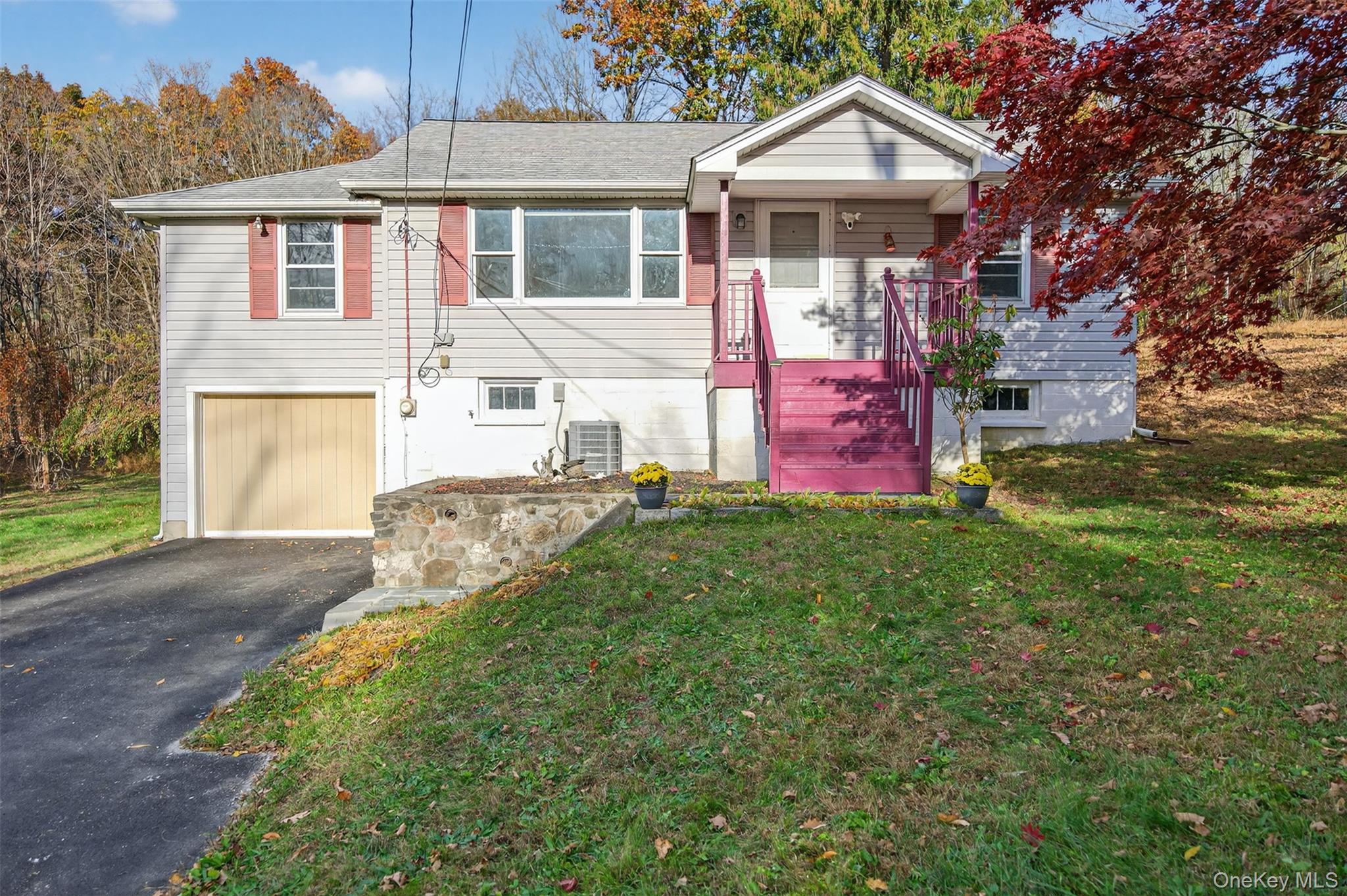 front view of house with a yard