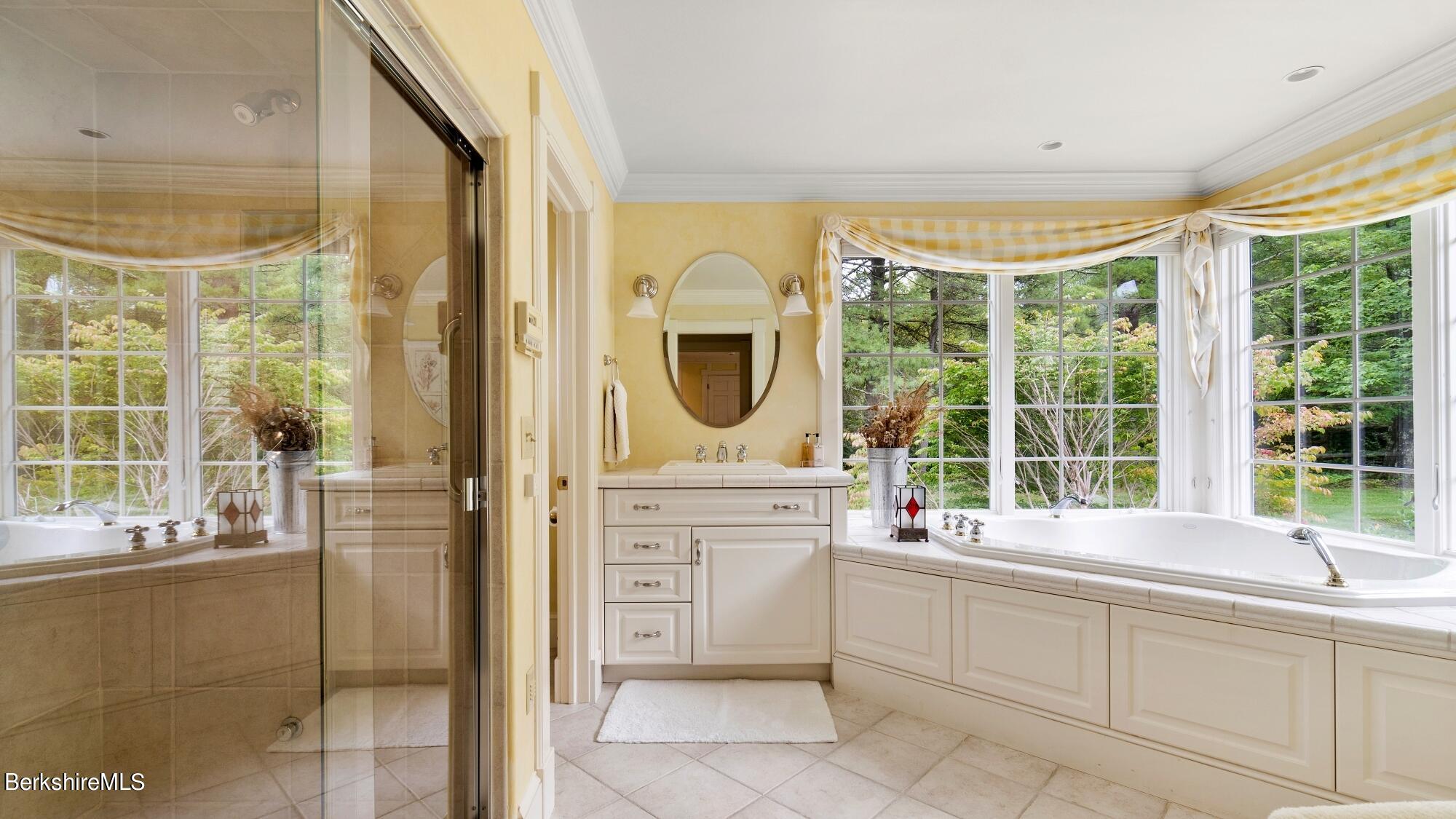 3 West Dale Road Stockbridge, MA 01229 - Photo 20 of 42 a large white kitchen with a large window