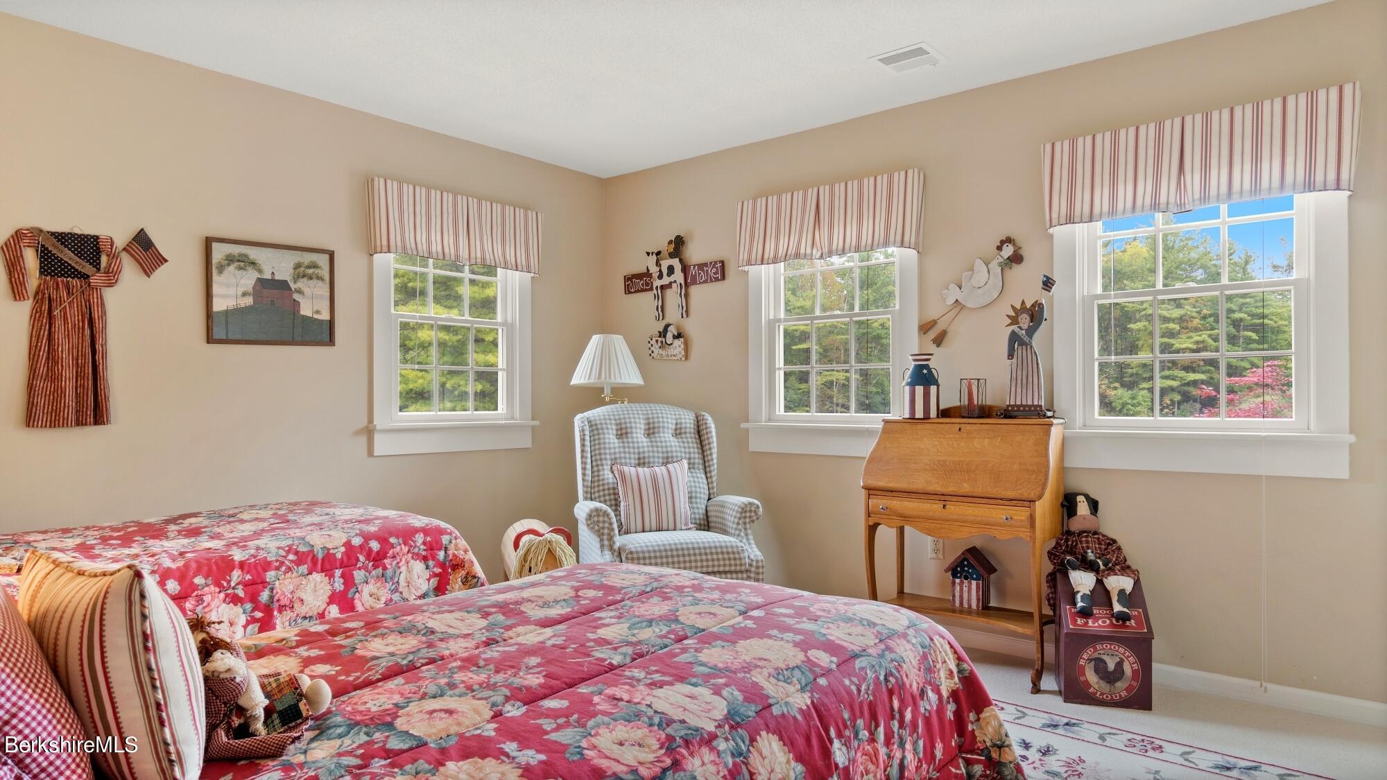 3 West Dale Road Stockbridge, MA 01229 - Photo 30 of 42 a bedroom with a bed and a window