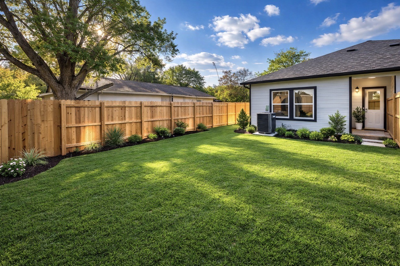6010 Bobby Burns Street Houston, TX 77028 - Photo 4 of 22 a view of a house with backyard and garden