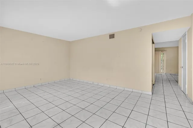 a view of an empty room