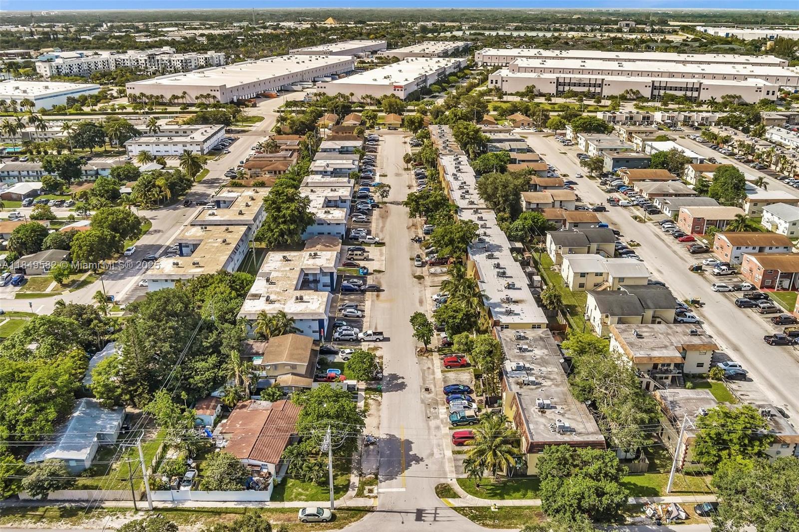 3750 Southwest 60th Terrace, Unit 1 Davie, FL 33314 - Photo 51 of 56 an aerial view of residential houses with city view