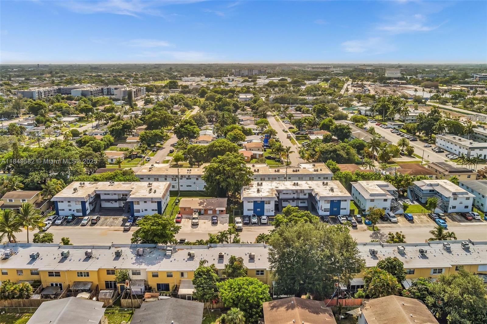 3750 Southwest 60th Terrace, Unit 1 Davie, FL 33314 - Photo 53 of 56 an aerial view of a city with lots of residential buildings