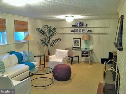 8121 Rayburn Road Bethesda, MD 20817 - Photo 22 of 30 LIGHT-FILLED Rec Room w/fireplace!