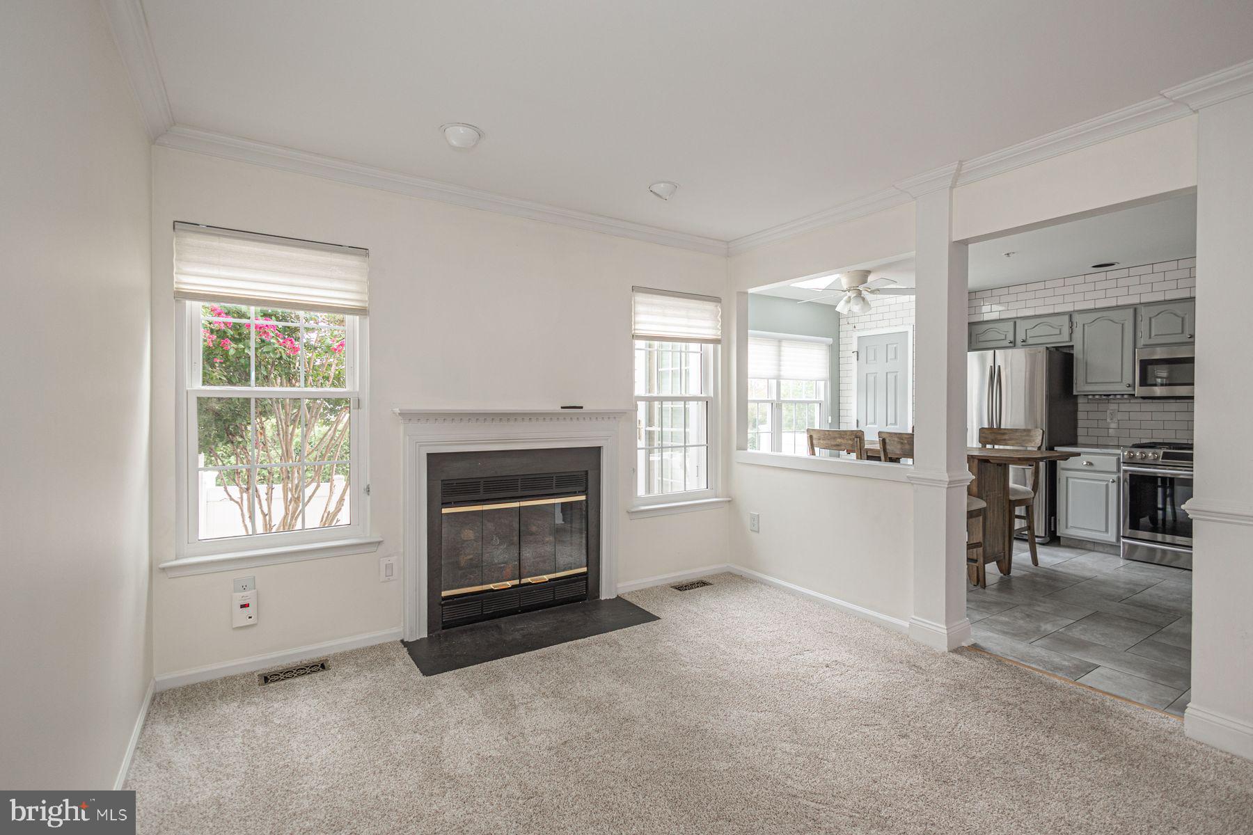 102 Waverly Lane, Unit 4 New Hope, PA 18938 - Photo 12 of 28 a view of kitchen with furniture and a fireplace