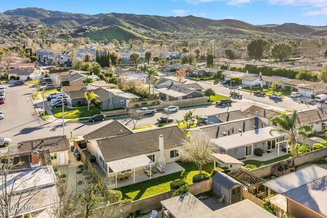 an aerial view of a city with lots of residential buildings