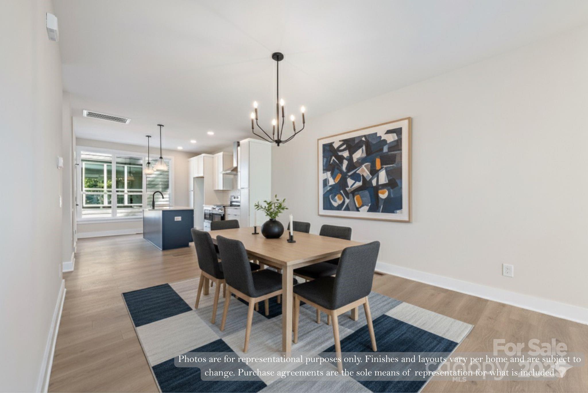 421 Devender Lane, Unit 2 Charlotte, NC 28217 - Photo 5 of 28 a view of a dining room with furniture