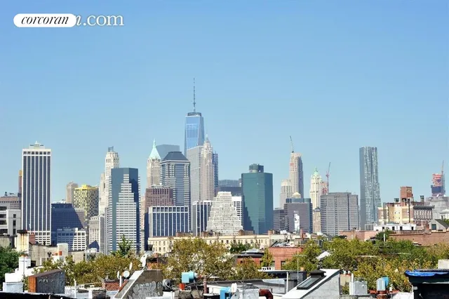 a view of a pathway with a building in the background