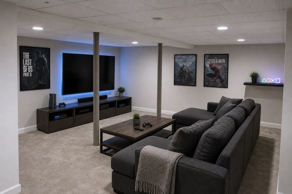21 Whitcomb Drive Lancaster, MA 01523 - Photo 21 of 23 a living room with furniture and a flat screen tv