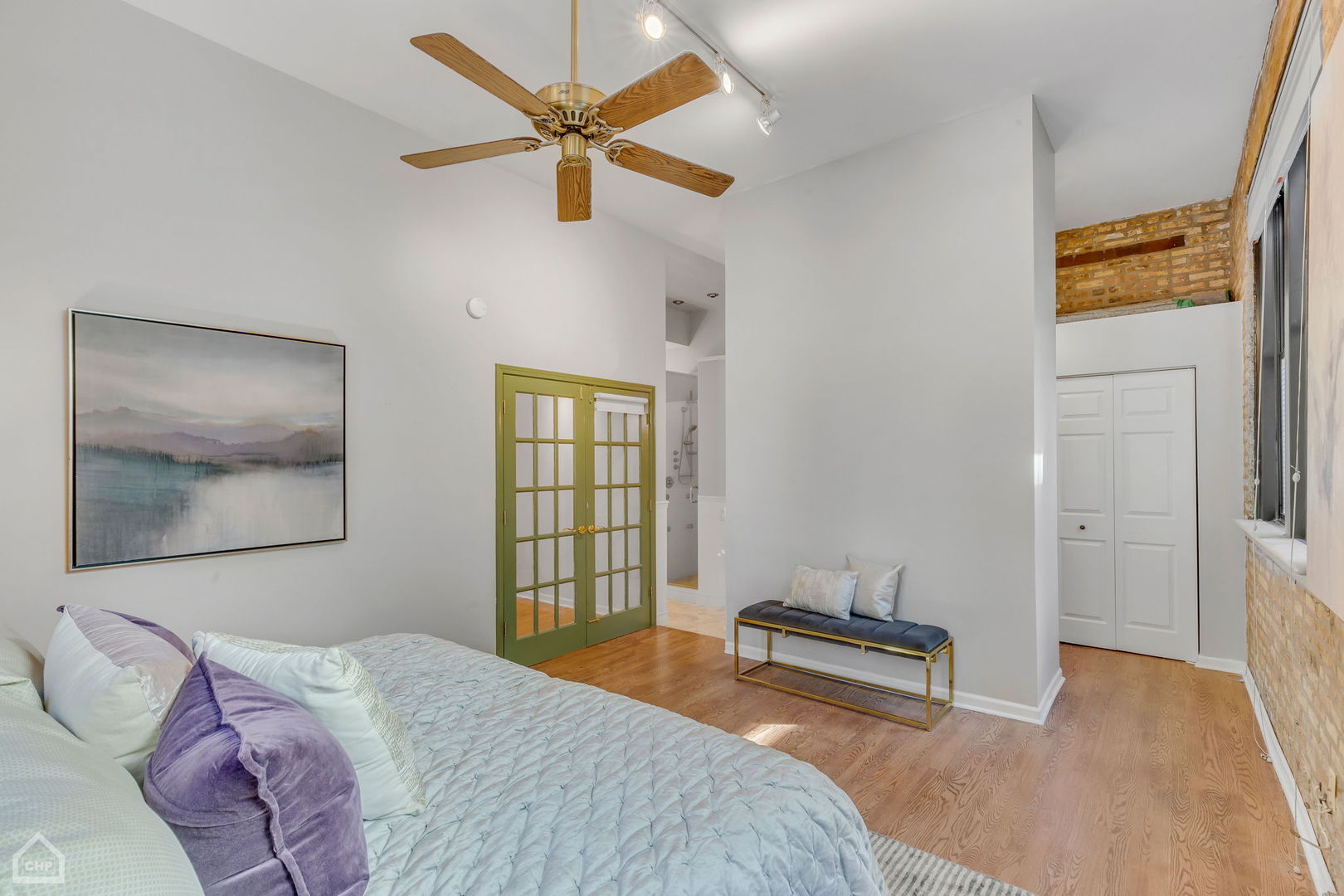 1001 West Altgeld Street, Unit 3 Chicago, IL 60614 - Photo 9 of 18 a bedroom with a bed and a window