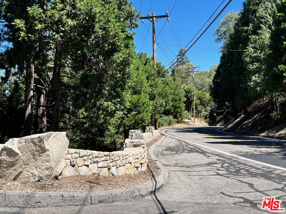 196 Mill Pond Road Lake Arrowhead, CA 92352 - Photo 26 of 36 a view of a backyard of the house