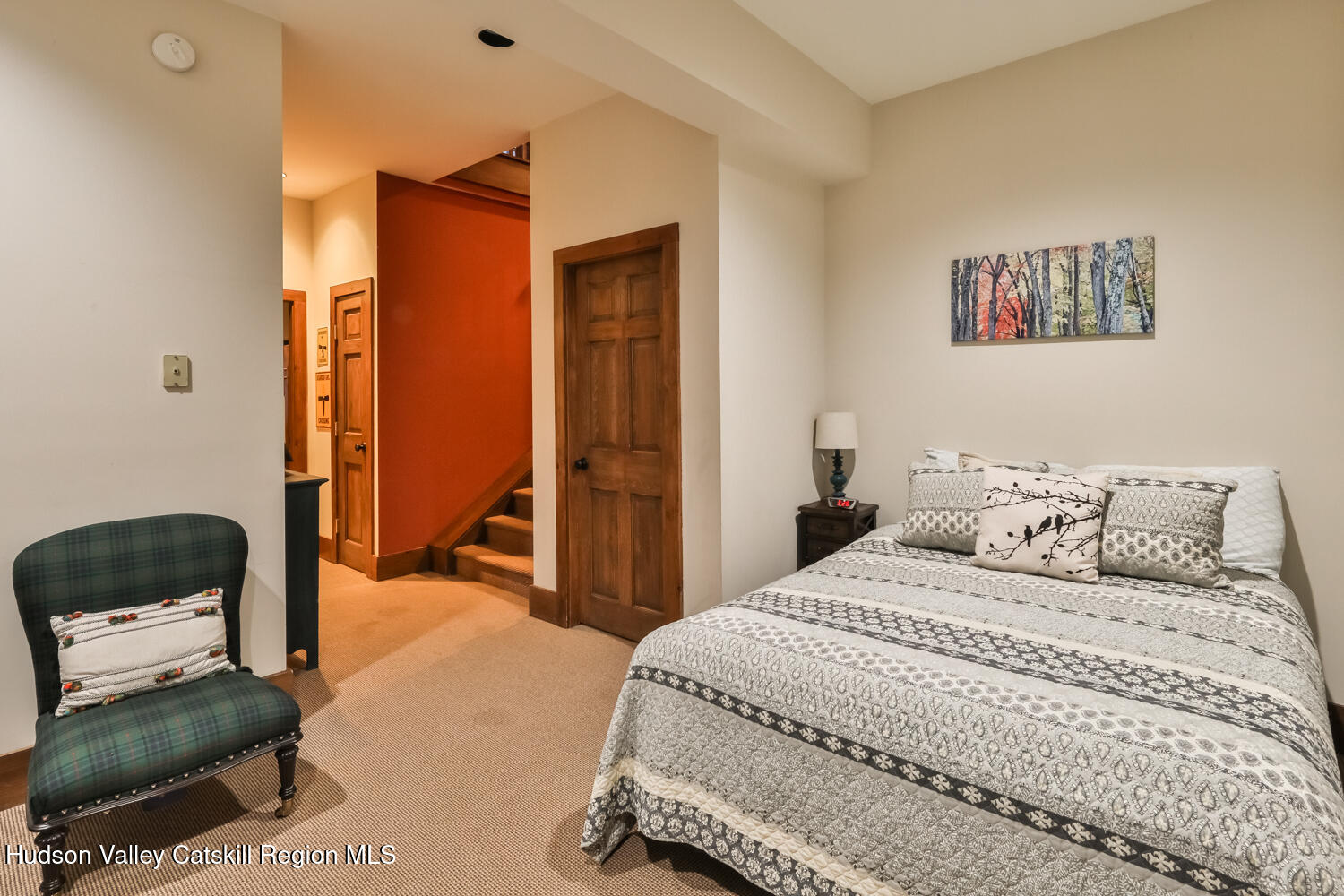2 Watch Hill Lane, Unit 2 Windham, NY 12496 - Photo 36 of 41 a bedroom with a bed and a couch