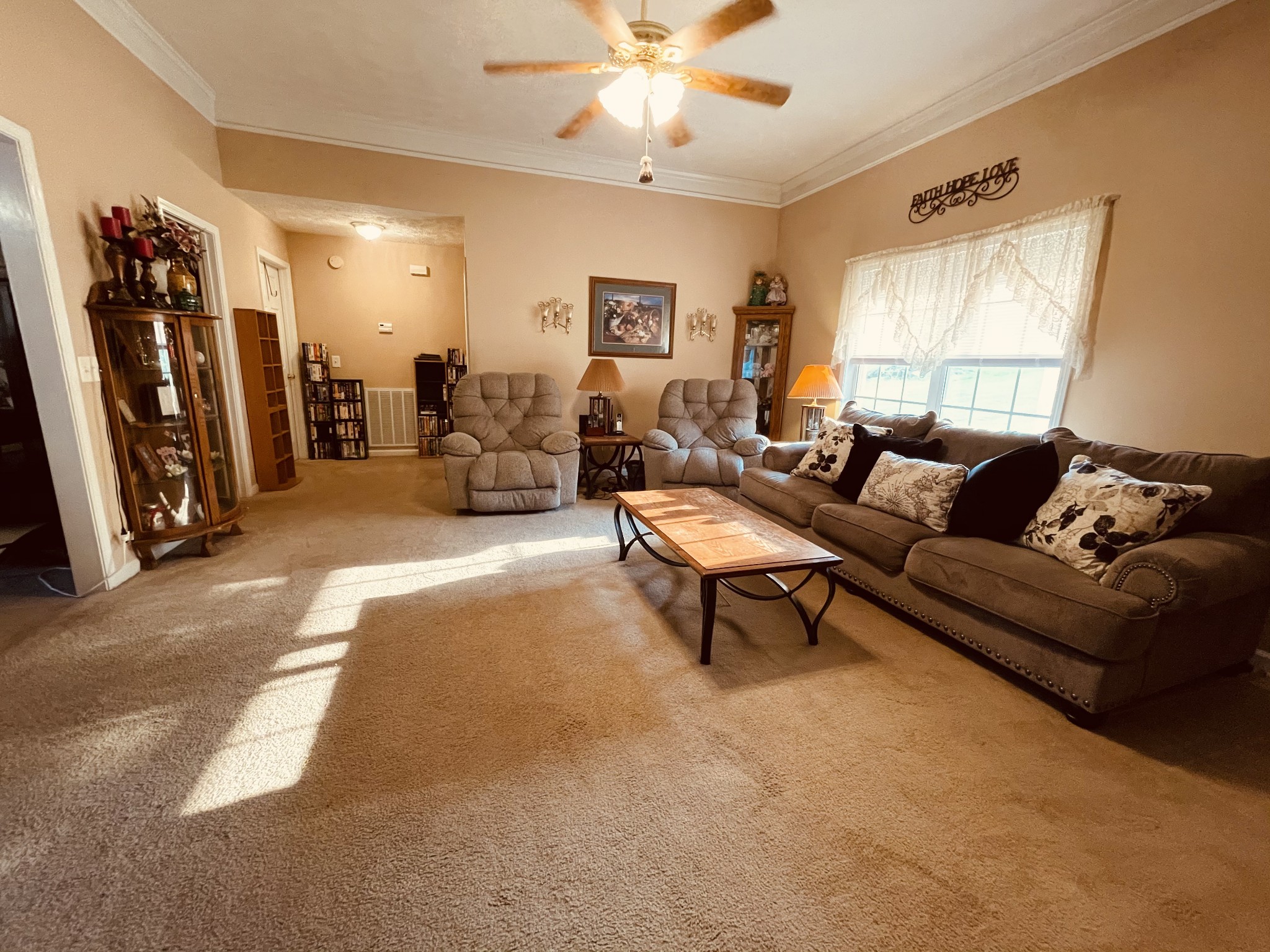 2948 Riley Creek Road Normandy, TN 37360 - Photo 6 of 28 a living room with furniture and a flat screen tv