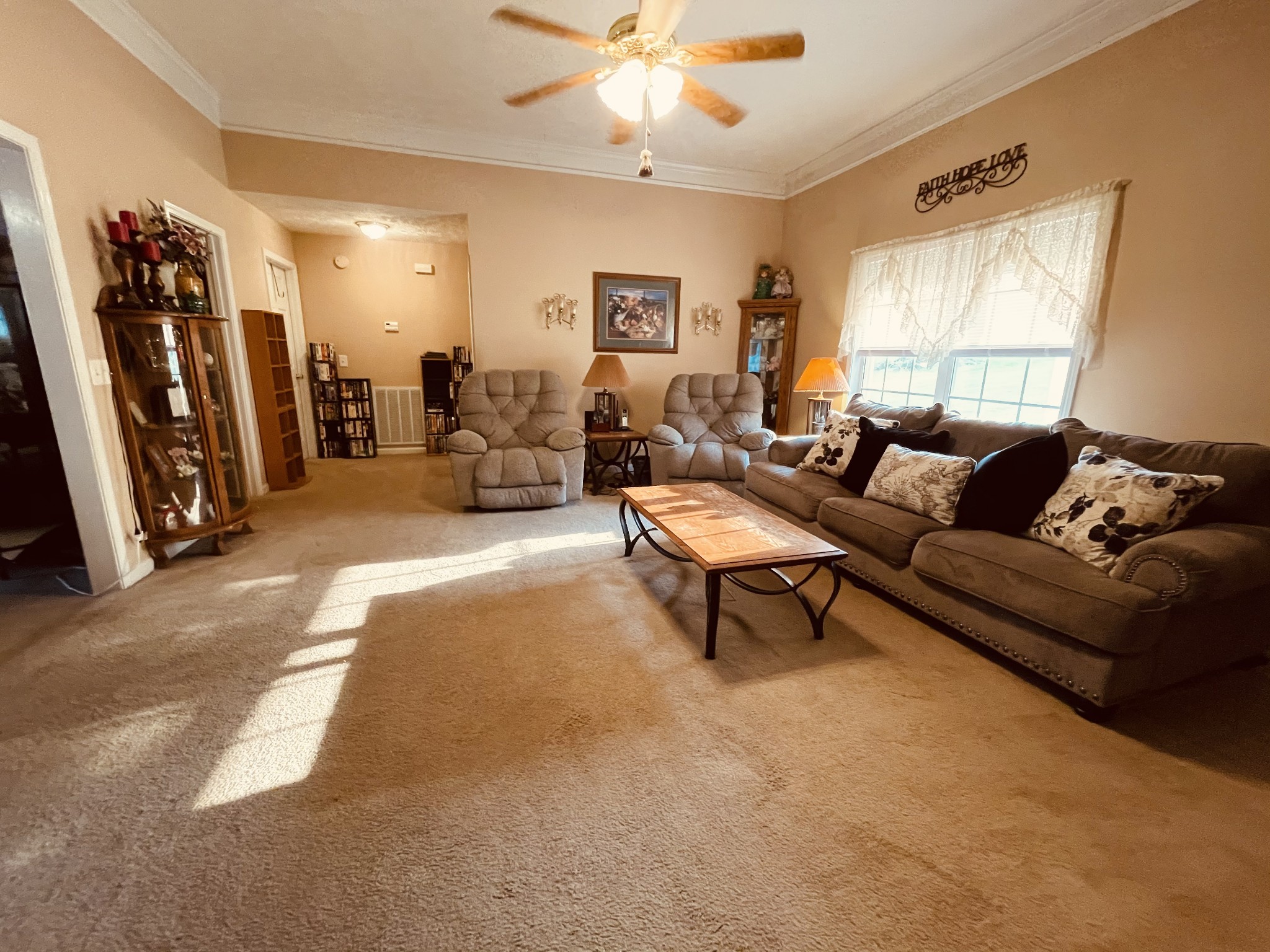 2948 Riley Creek Road Normandy, TN 37360 - Photo 8 of 28 a living room with furniture and a flat screen tv