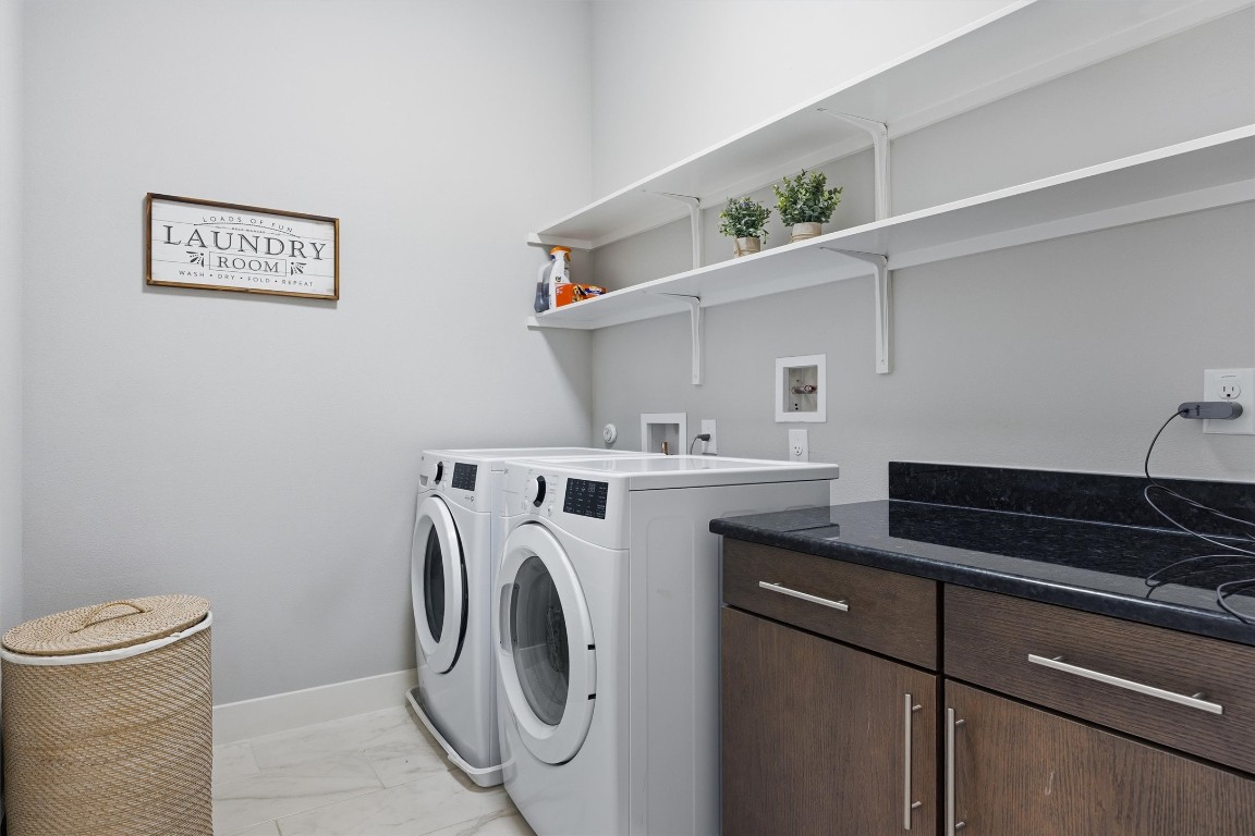 3504 Clawson Road, Unit 7 Austin, TX 78704 - Photo 18 of 26 a utility room with dryer and washer