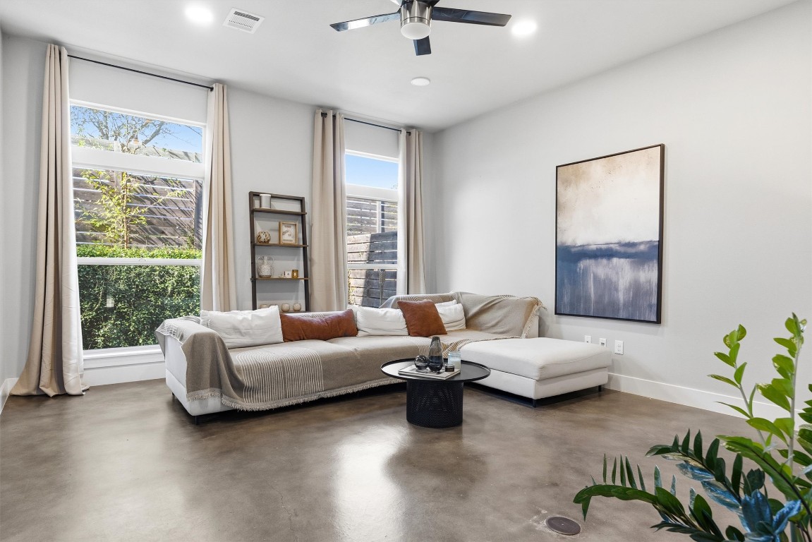 3504 Clawson Road, Unit 7 Austin, TX 78704 - Photo 6 of 26 a living room with furniture and a window