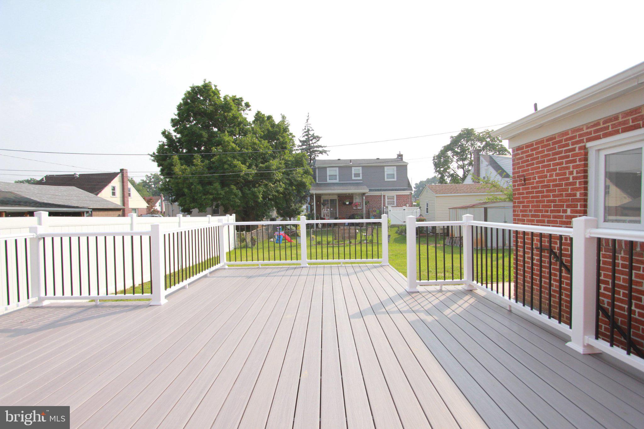 528 Crum Lynne Road Ridley Park, PA 19078 - Photo 47 of 51 Spacious deck with serene views.