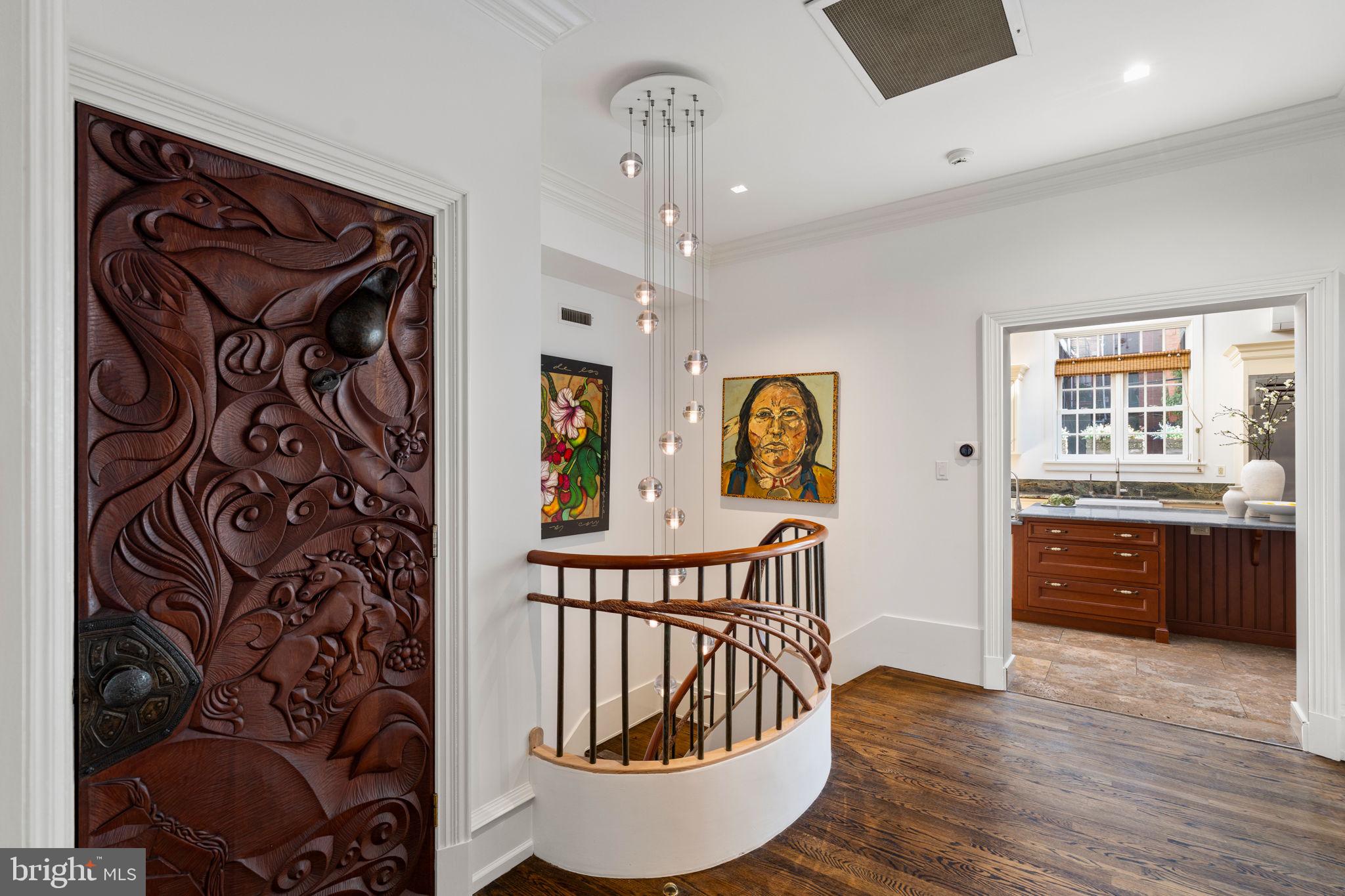 1819 Delancey Place Philadelphia, PA 19103 - Photo 22 of 76 a view of a entryway with furniture and wooden floor