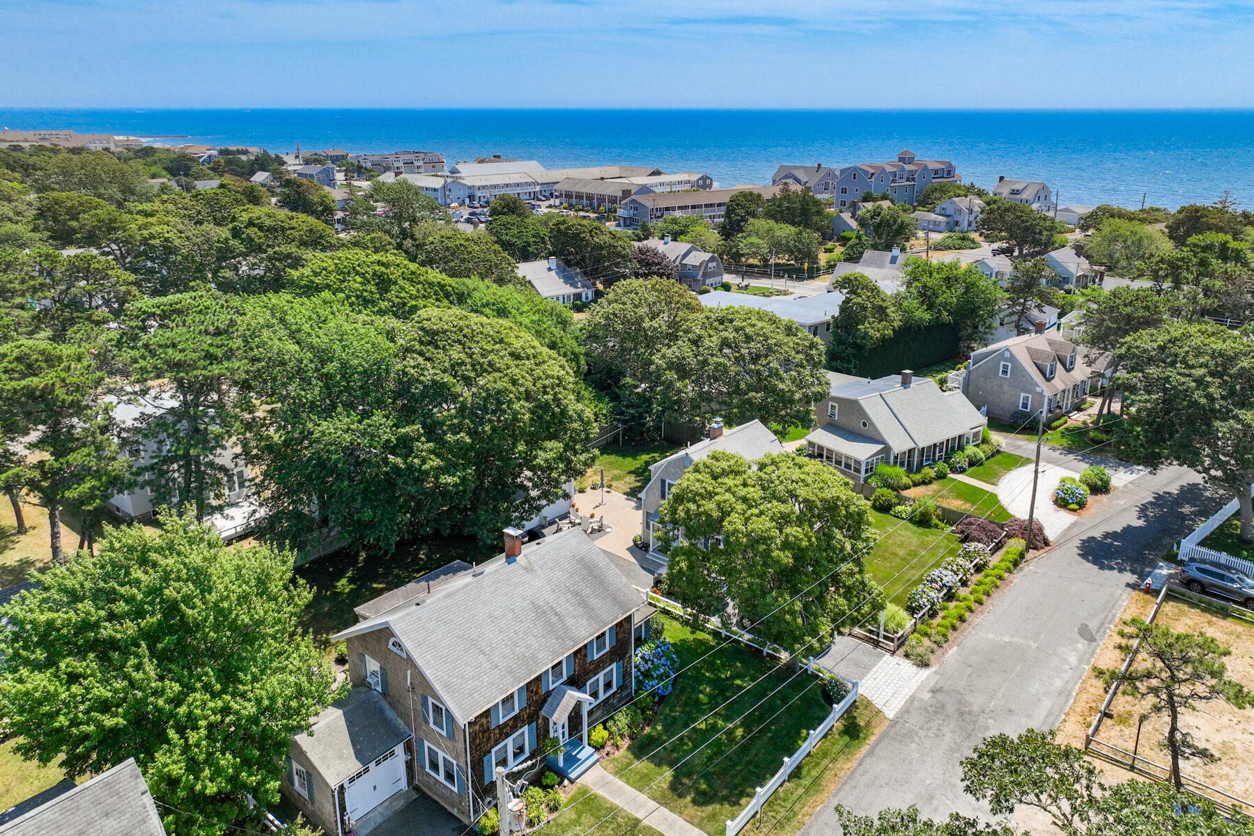 16 Hamilton Road Dennis Port, MA 02639 - Photo 54 of 66 an aerial view of a house with a garden