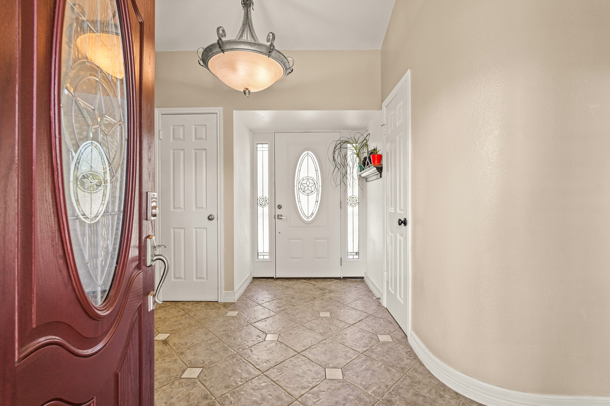 1505 Wagon Road Simonton, TX 77485 - Photo 4 of 50 a view of a hallway with painted walls