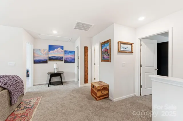 a view of city and mountain