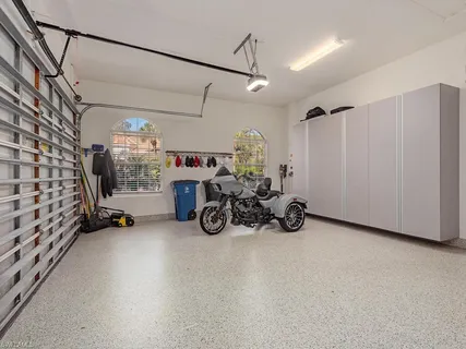 a view of a table and chairs in the patio