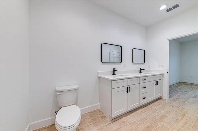wooden floor in an empty room
