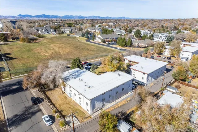 a view of a city from a terrace