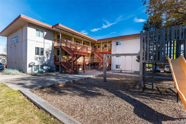 a view of a house with a patio