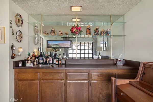 a room with table and chairs