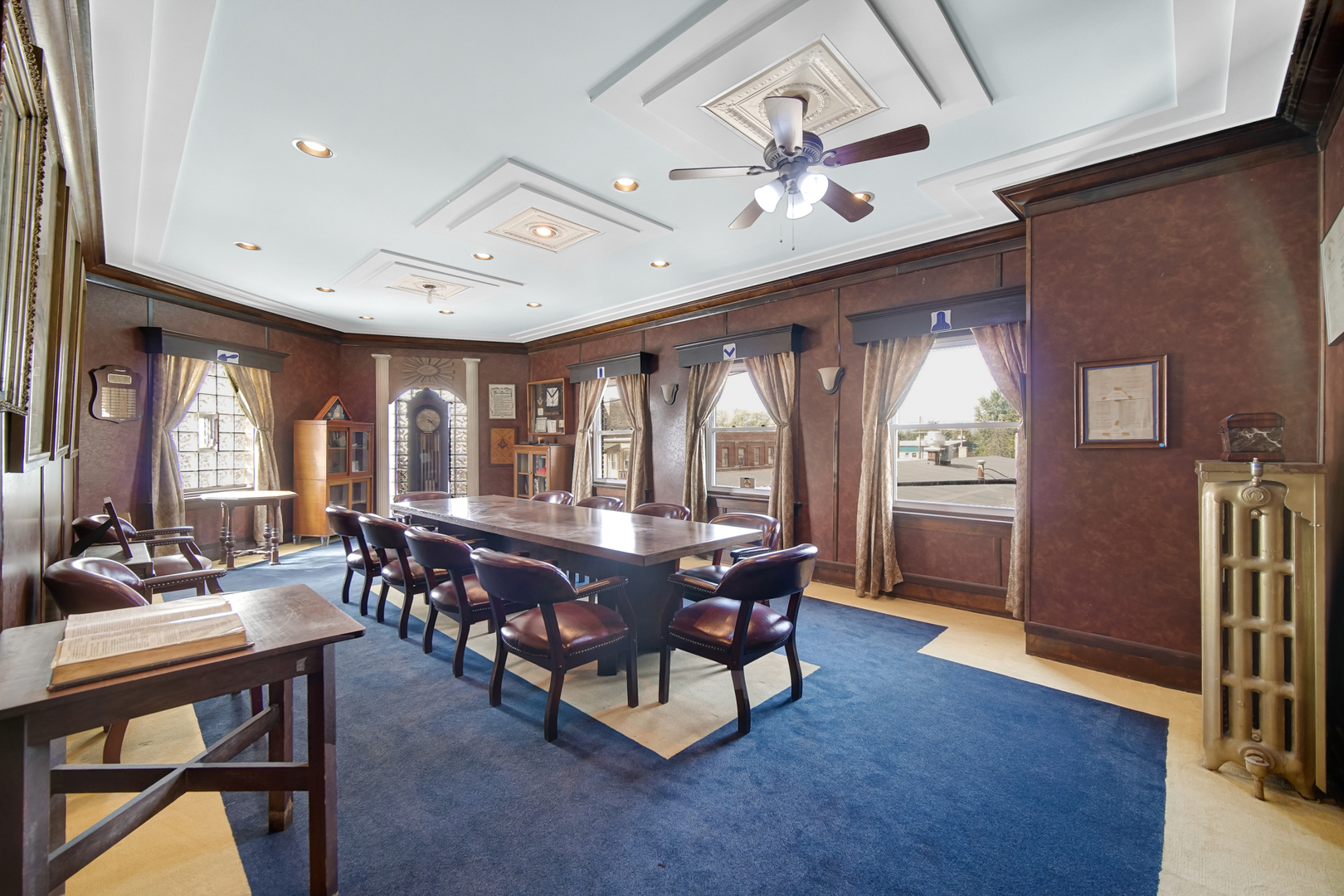 512 Temple Street Whiting, IN 46394 - Photo 17 of 22 a view of a dining room with furniture window and wooden floor