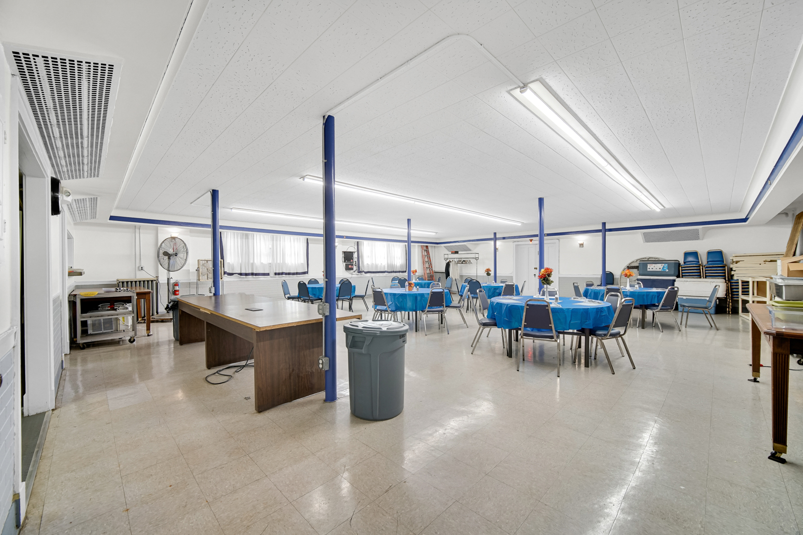 512 Temple Street Whiting, IN 46394 - Photo 9 of 22 a dining room with furniture and a view of kitchen
