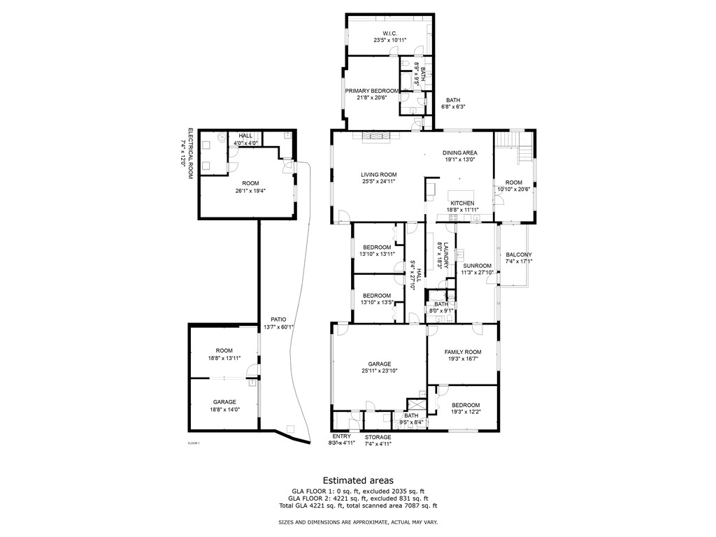 130 Thompson Road Pendleton, SC 29670 - Photo 34 of 34 Total floor plan