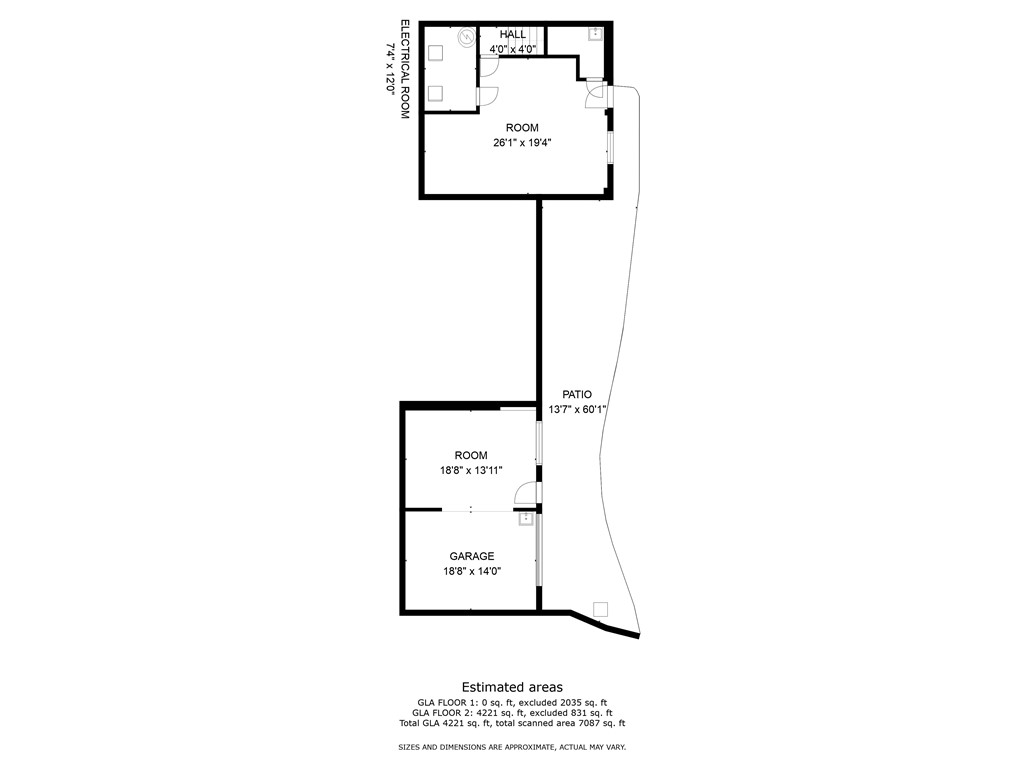 130 Thompson Road Pendleton, SC 29670 - Photo 33 of 34 Basement plan