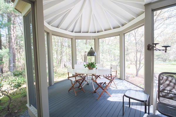 27 Draper Road Wayland, MA 01778 - Photo 8 of 21 a living room with furniture and floor to ceiling windows