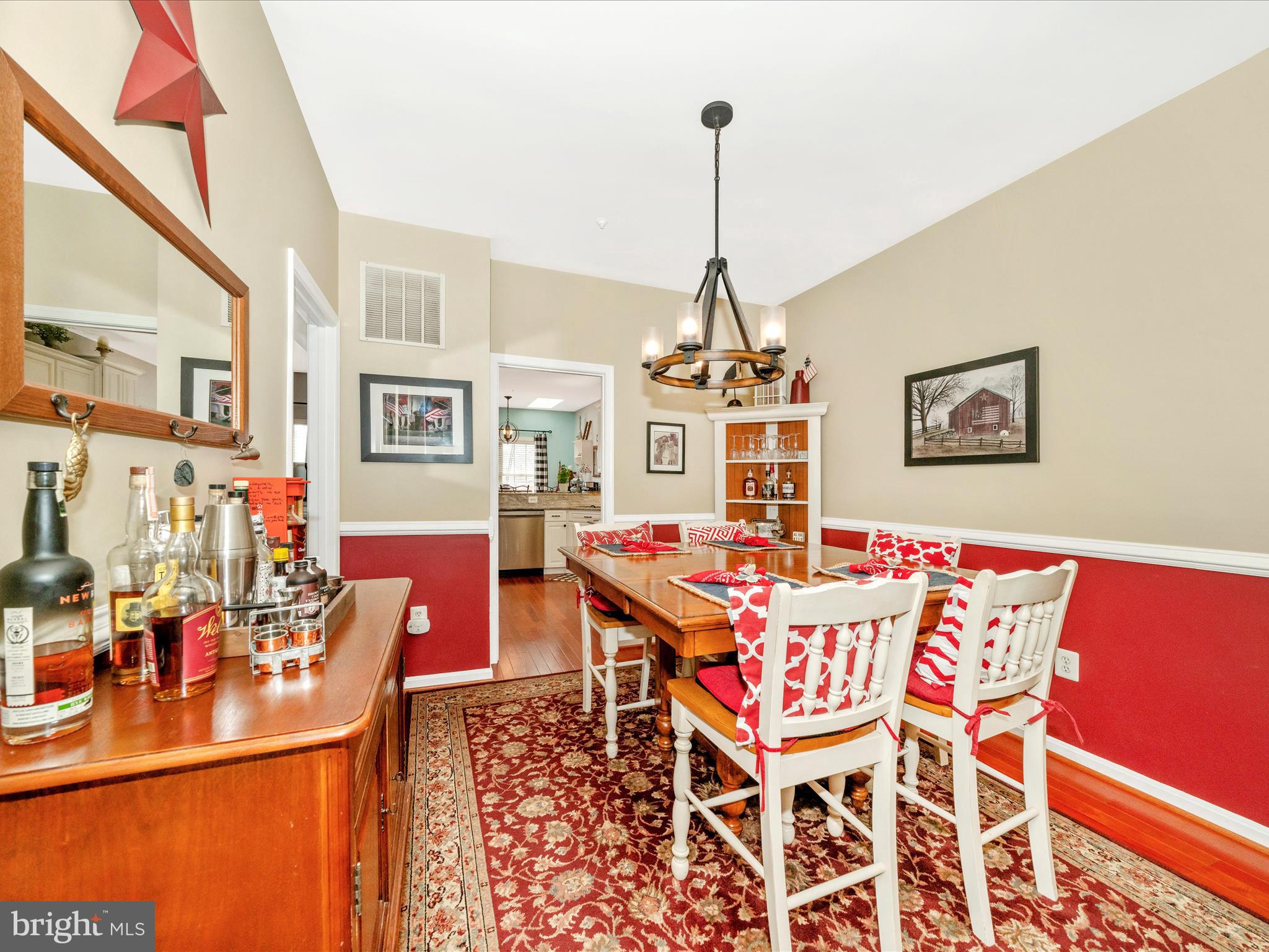 2529 Waterside Drive Frederick, MD 21701 - Photo 6 of 68 a view of a dining room with furniture and chandelier