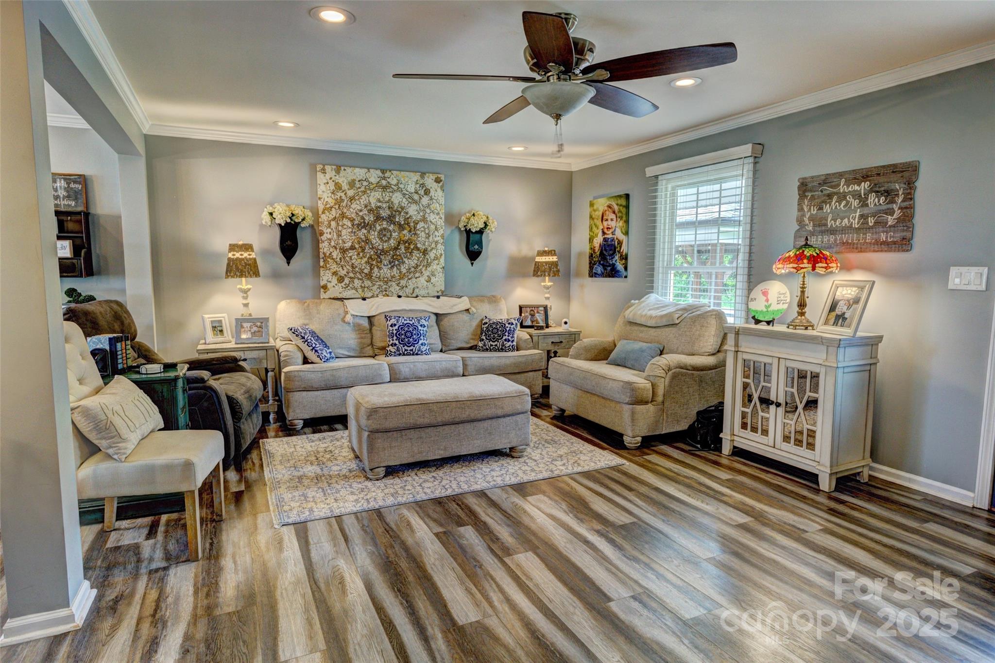 800 Sunset Road Cherryville, NC 28021 - Photo 4 of 20 a living room with furniture and a large window