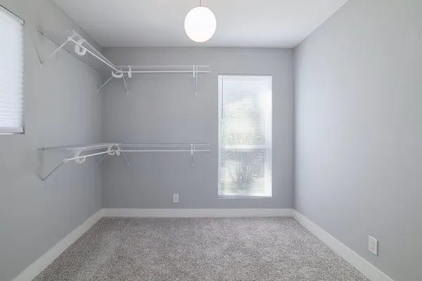 a view of an empty room