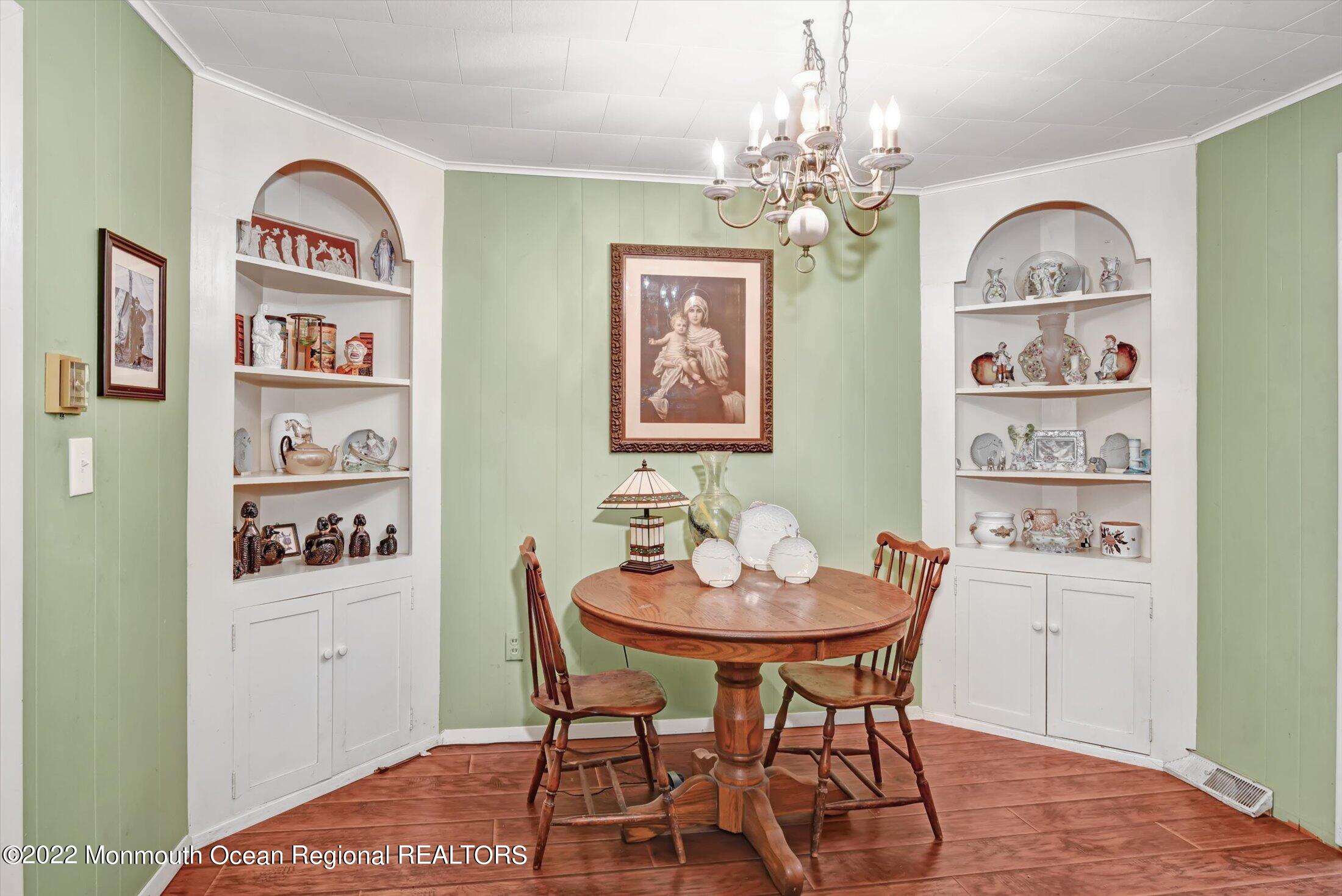 844 Monmouth Road Cream Ridge, NJ 08514 - Photo 8 of 11 Dining Room with Built Ins