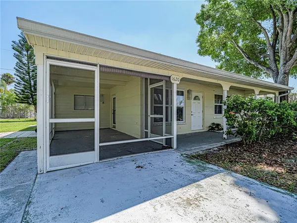 front view of a house with a porch