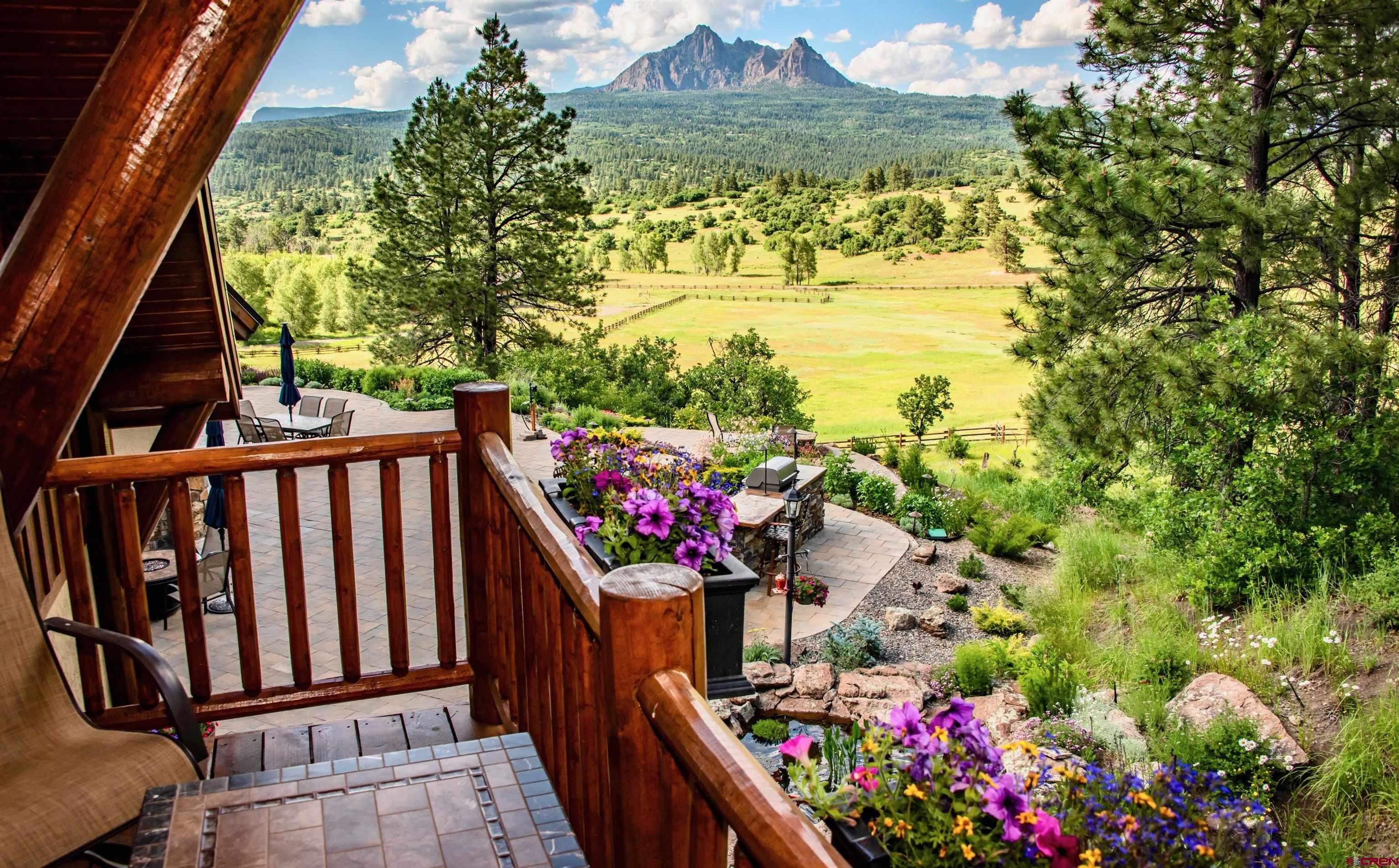 702 Jenni Lane, Unit SADDLEHORN RANCH Chromo, CO 81128 - Photo 35 of 45 a view of a balcony