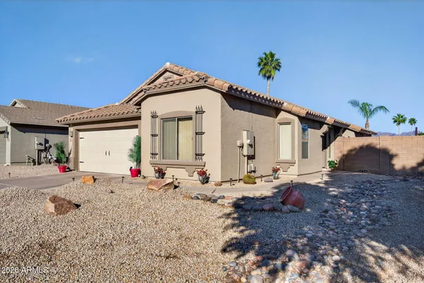 a view of a house with a outdoor space