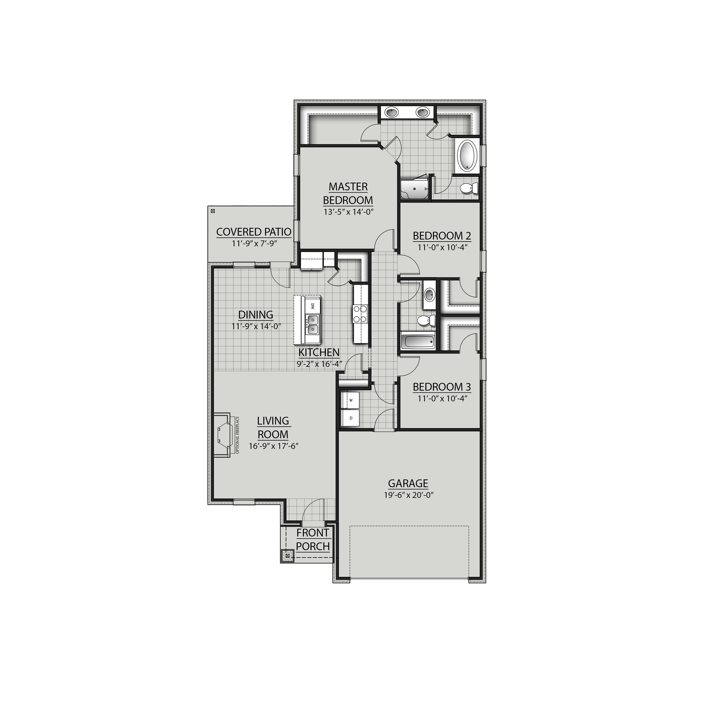 21104 Explorer Drive Robertsdale, AL 36567 - Photo 2 of 2 View of floor plan / room layout